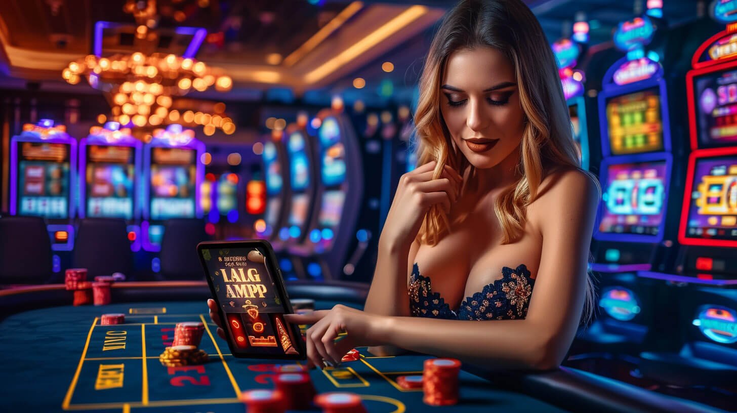 Meja blackjack langsung dengan dealer profesional di studio setiabet